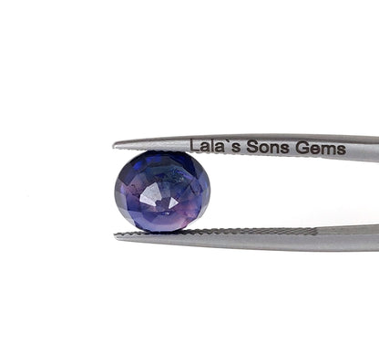 Certified Natural Untreated Blood Blue Sapphire | 5.55cts