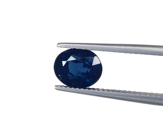Natural Blue Sapphire Untreated Unheated Madagascar Oval Shape Loose Gemstone Best For Rings | 3.22cts