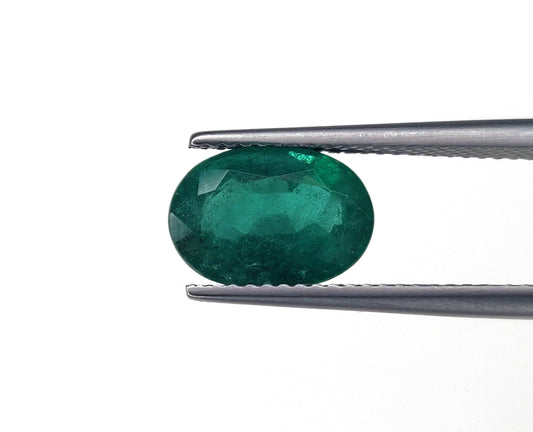Natural Emerald - Oval Loose Gemstone | 2.35cts