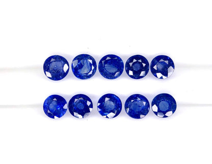 Natural Blue Sapphire Rounds 5mm