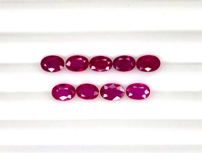 Natural Ruby Mozambique Oval 6x4 MM