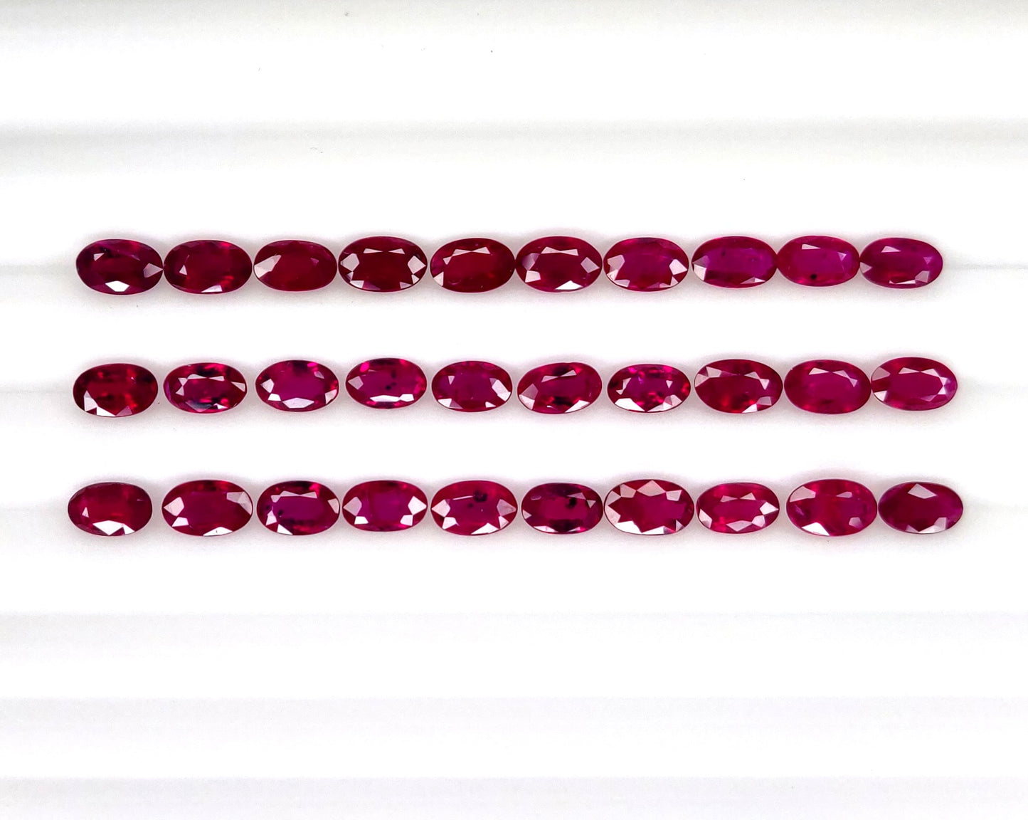 Natural Mozambique Ruby Oval 5x3mm