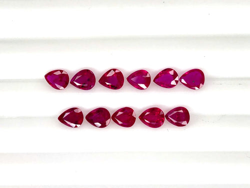 Natural Mozambique Ruby 5x4mm
