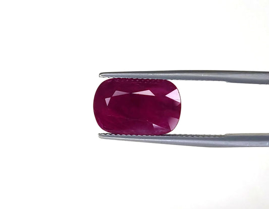 Natural Ruby Cushion 6.61cts