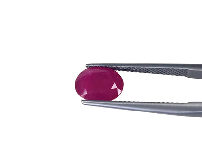 Natural Madagascar Ruby Oval 10x8mm