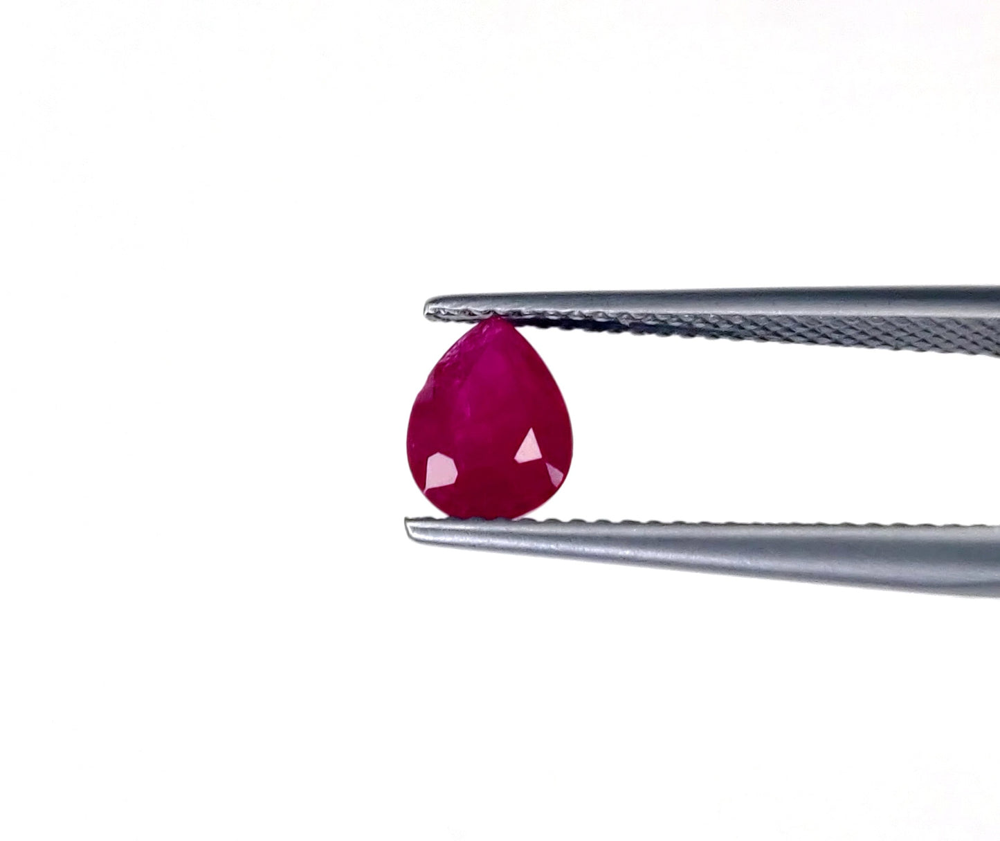 Natural Madagascar Ruby Pear 8x6mm