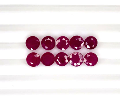 Natural Madagascar Ruby Round 6mm