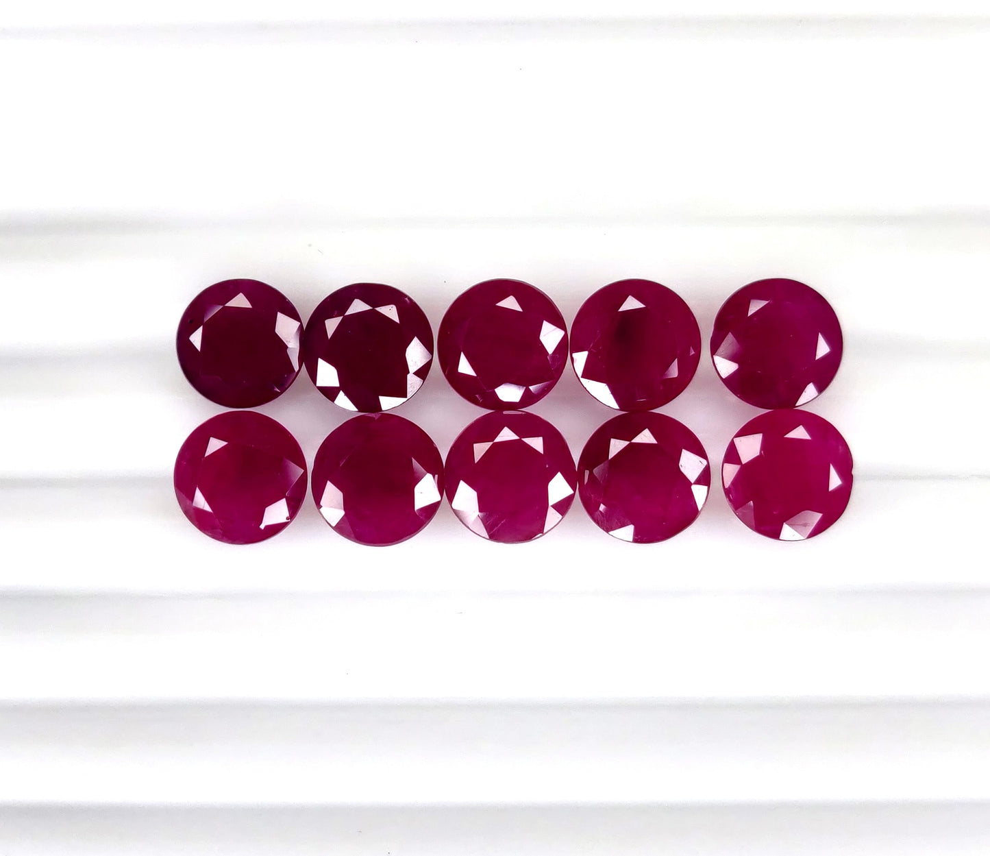 Natural Madagascar Ruby Round 8mm