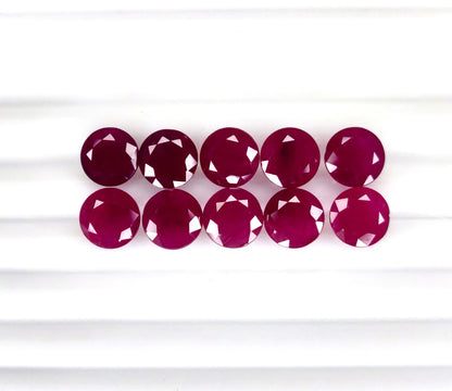 Natural Madagascar Ruby Round 8mm