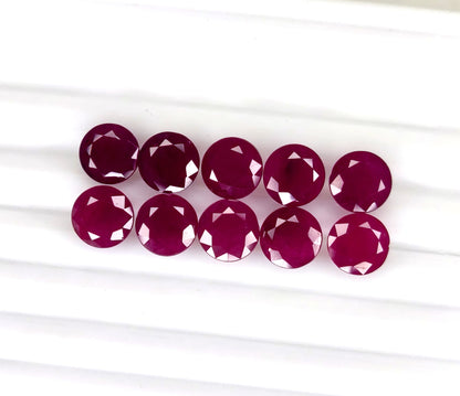 Natural Madagascar Ruby Round 8mm