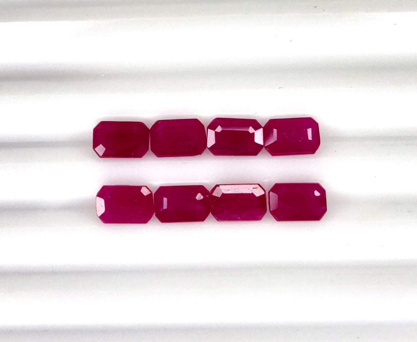 Natural Madagascar Ruby Octagon 6x4mm