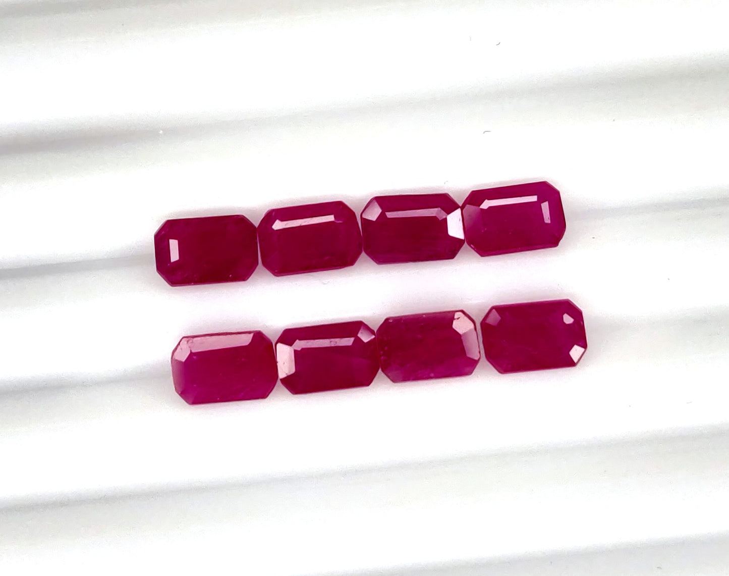 Natural Madagascar Ruby Octagon 6x4mm