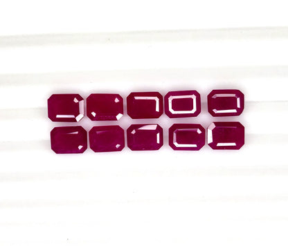 Natural Madagascar Ruby Octagon 8x6mm