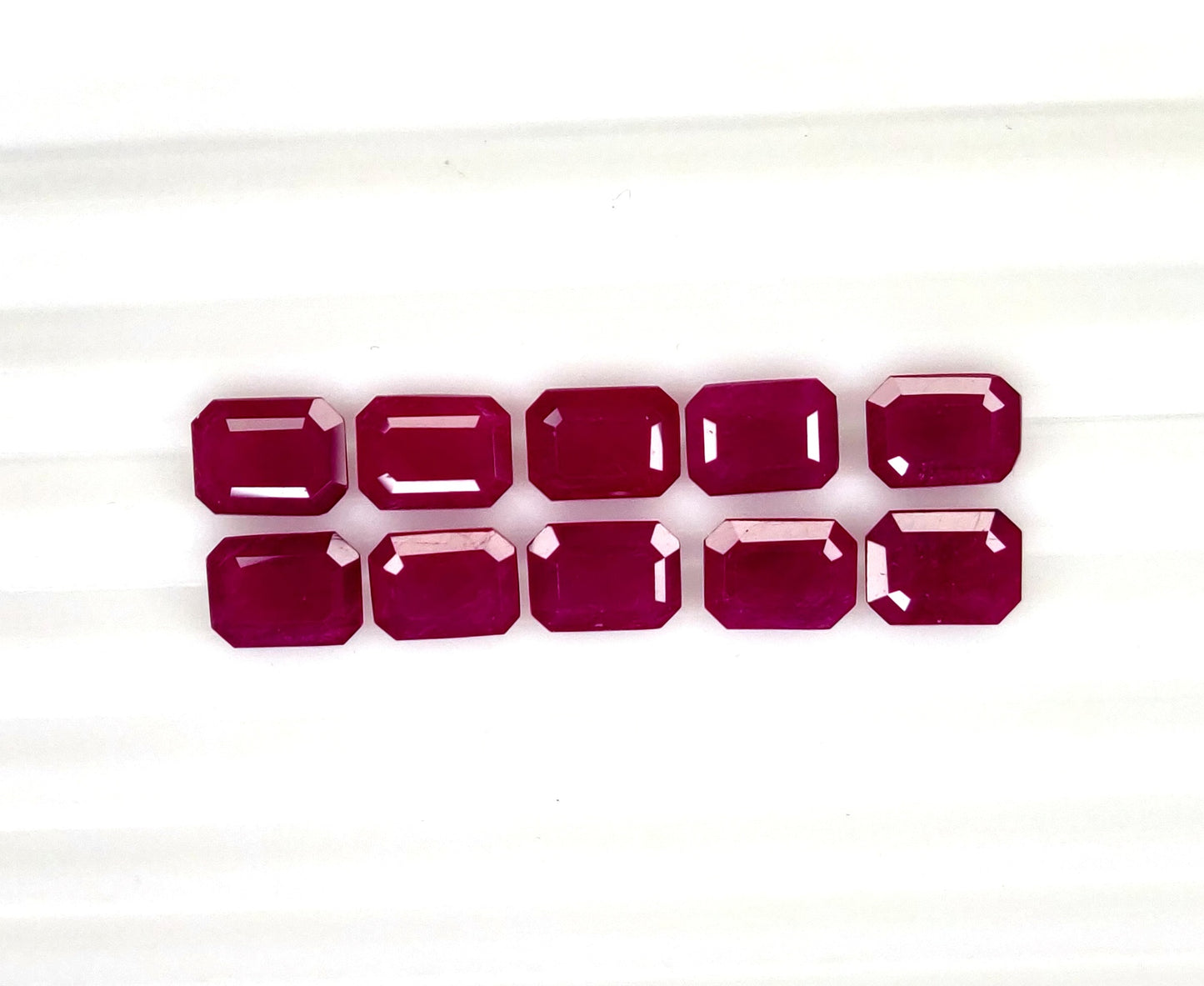 Natural Madagascar Ruby Octagon 8x6mm