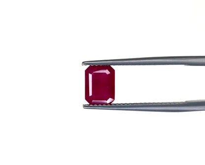 Natural Madagascar Ruby Octagon 8x6mm