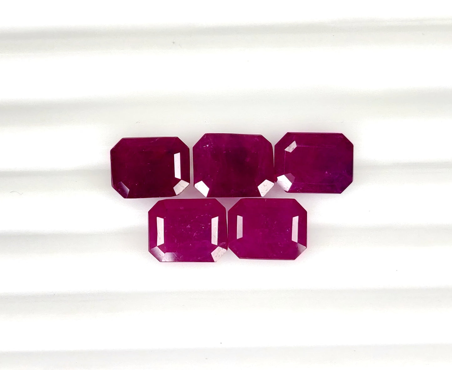 Natural Madagascar Ruby Octagon 9x7mm