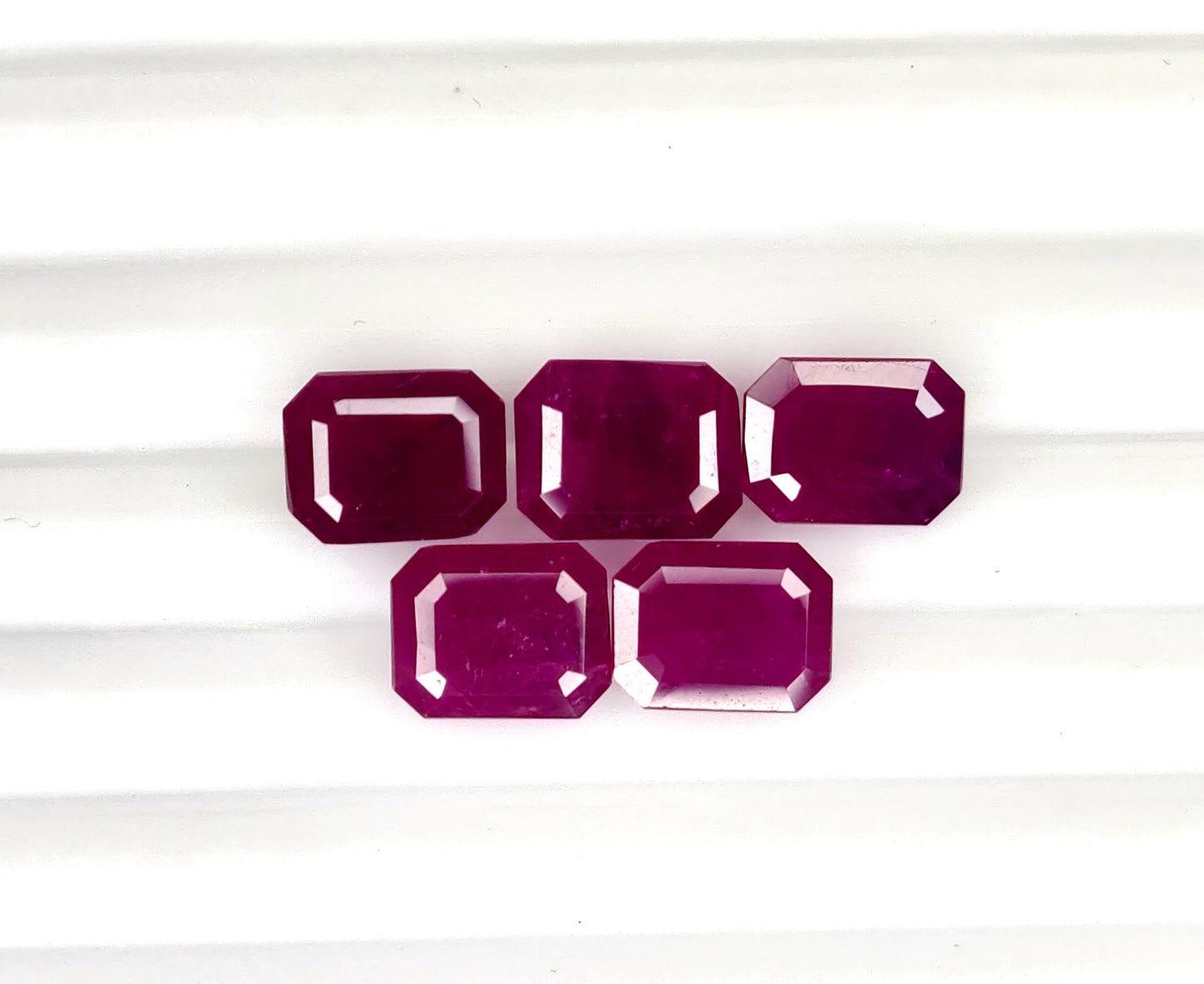 Natural Madagascar Ruby Octagon 9x7mm