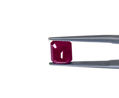 Natural Madagascar Ruby Octagon 9x7mm