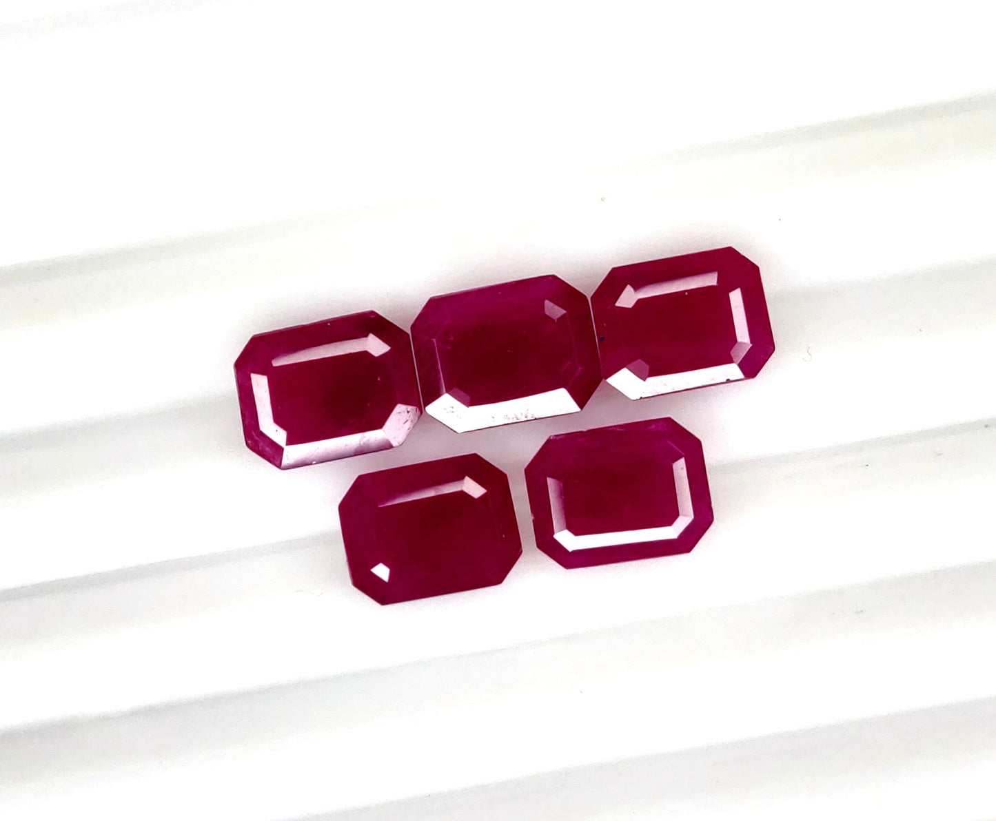 Natural Madagascar Ruby Octagon 9x7mm