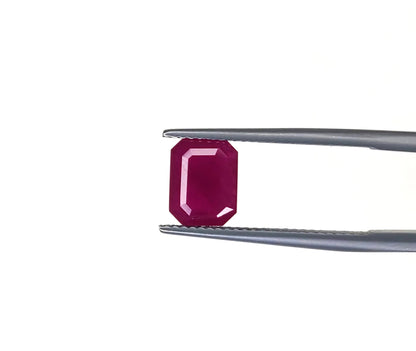 Natural Madagascar Ruby Octagon 9x7mm