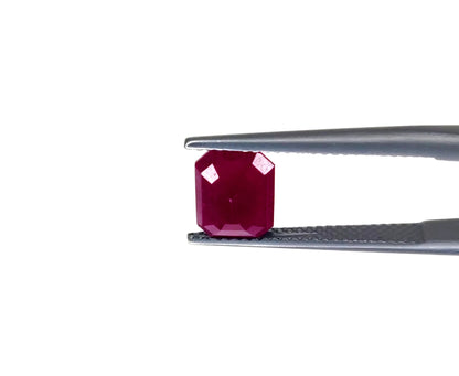 Natural Madagascar Ruby Octagon 9x7mm