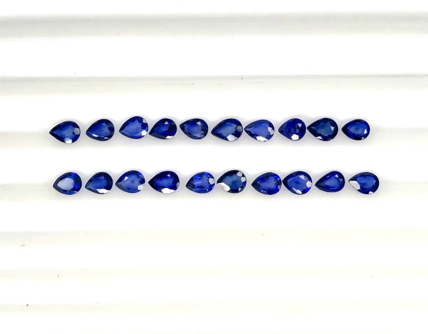 Natural Madagascar Blue Sapphire Pear 4x3mm
