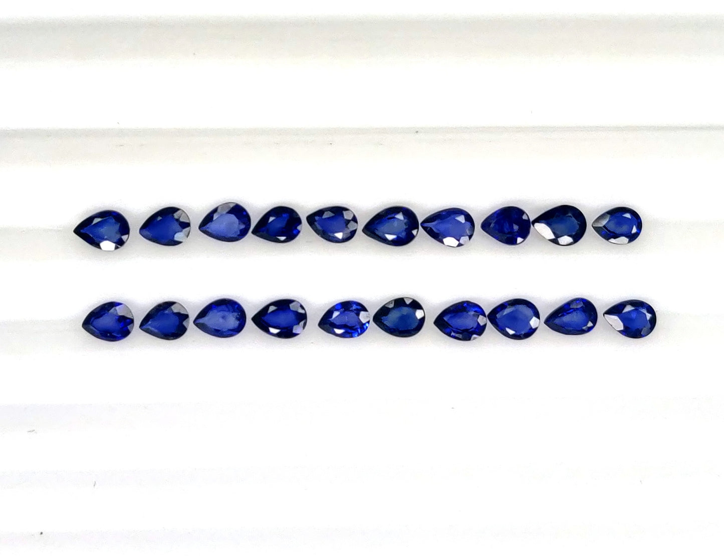 Natural Madagascar Blue Sapphire Pear 4x3mm