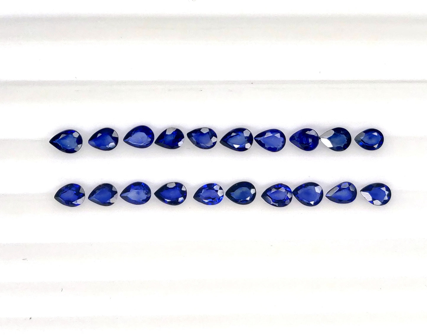Natural Madagascar Blue Sapphire Pear 4x3mm