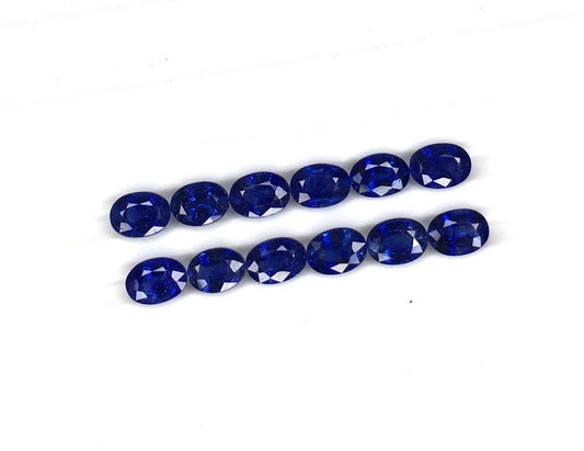 Natural Blue Sapphire 5x7mm Oval Shape Loose Gemstones For Jewelry Making | 5cts