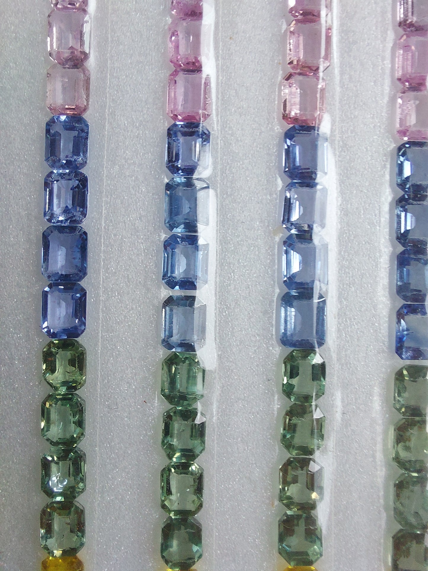 Natural Multi Sapphire Strips