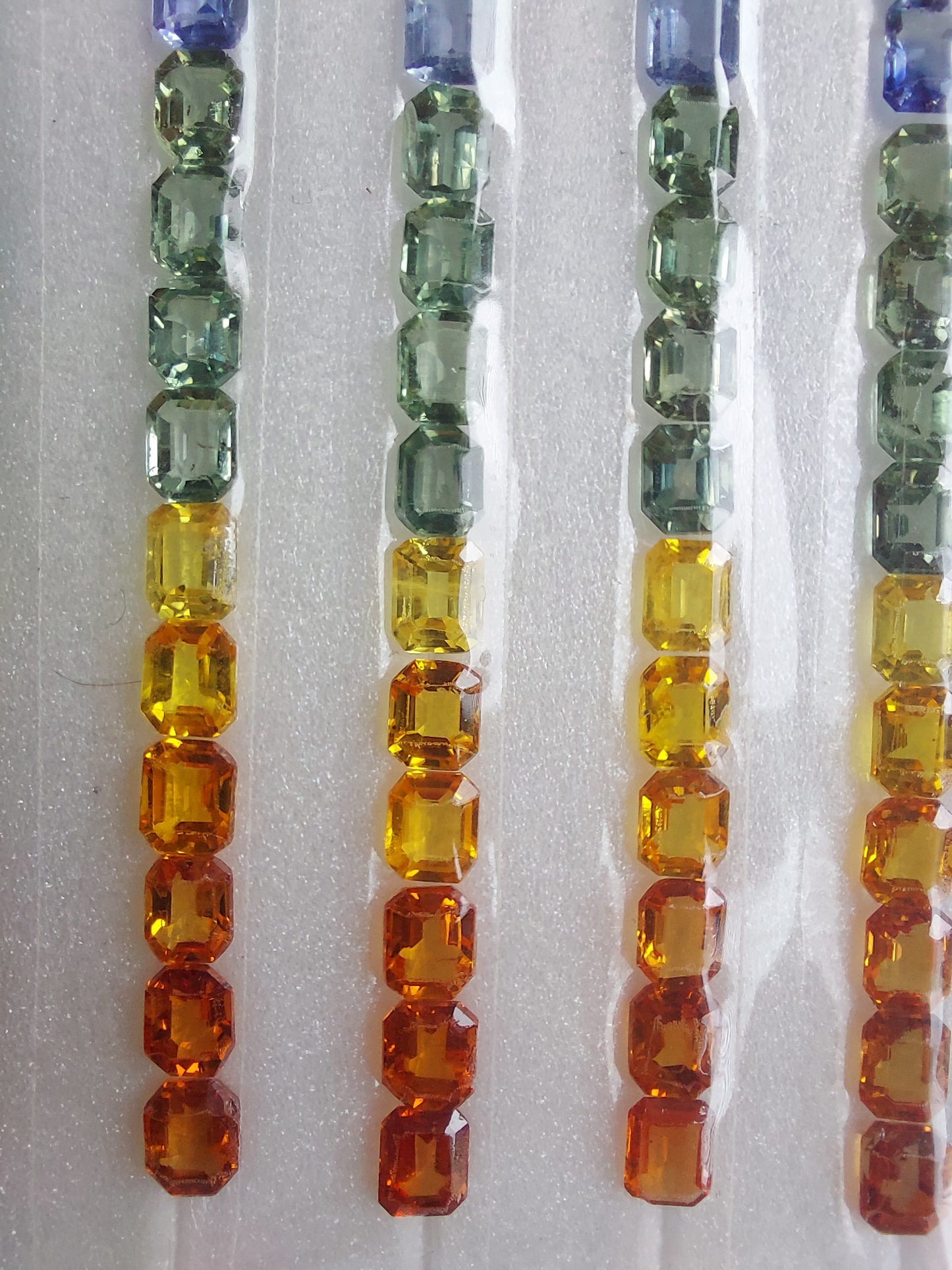 Natural Multi Sapphire Strips