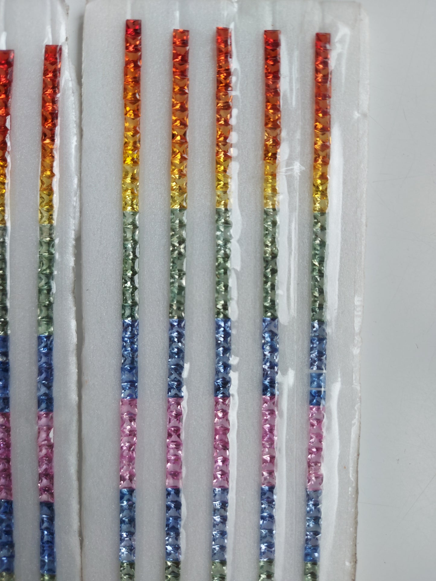 Natural Multi Sapphire Strips