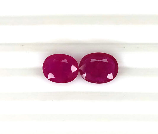 Natural Ruby Mozambique Oval 10x8 MM