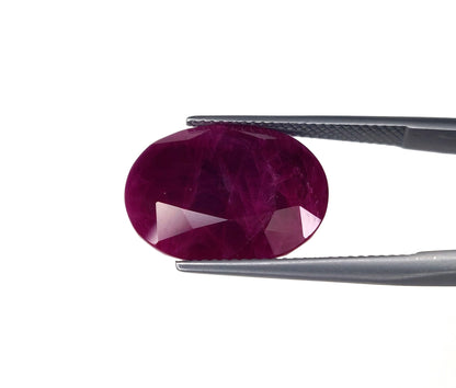 Natural Ruby Burma Oval 22.60 carat