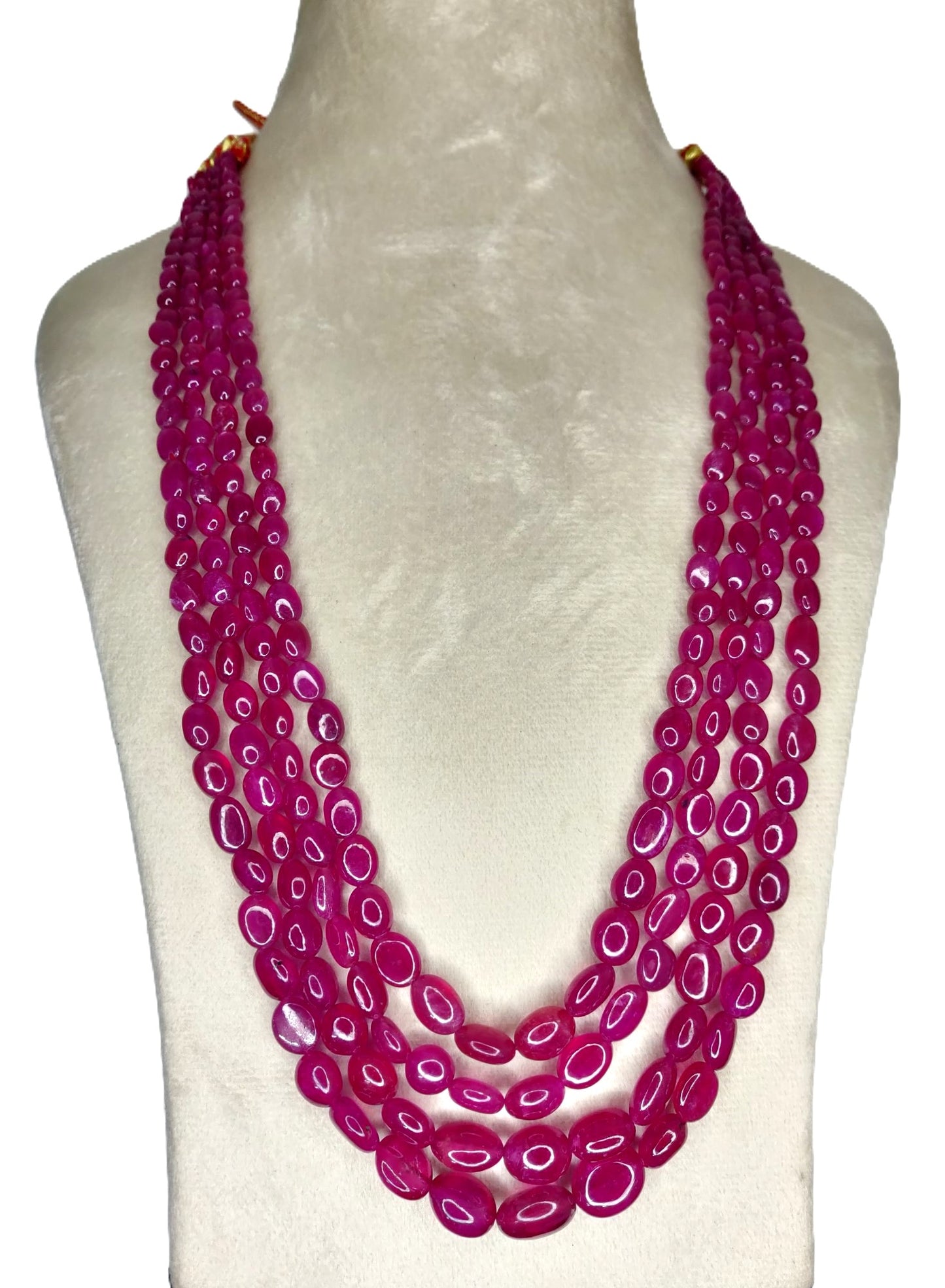 Natural Ruby Bangkok Oval Beads 554.94 Carat