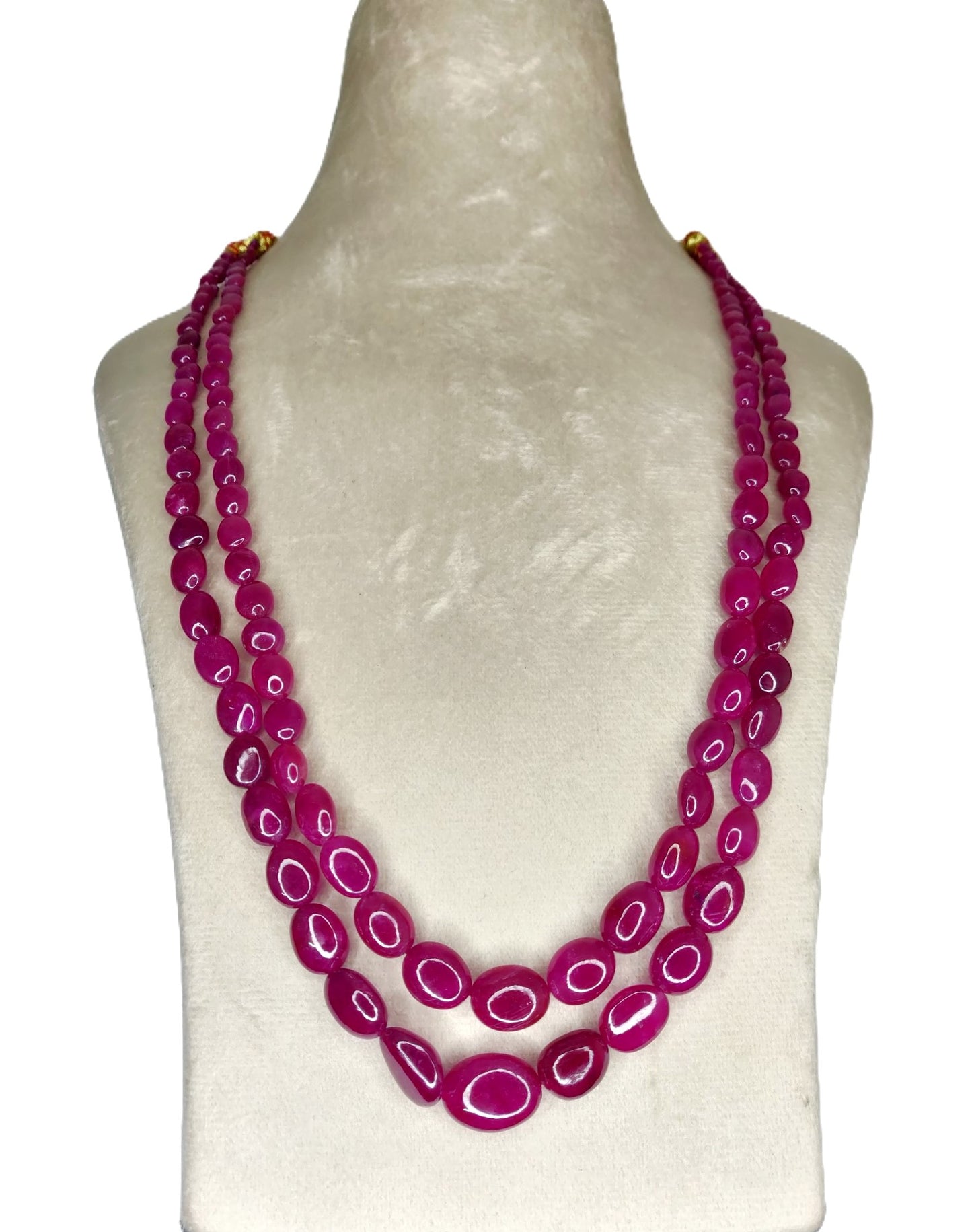 Natural Ruby Bangkok Oval Beads 410.25 Carat