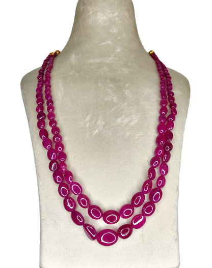 Natural Ruby Bangkok Oval Beads 410.25 Carat
