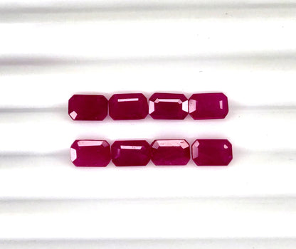 Natural Ruby Madagascar Octagon 6x4 MM