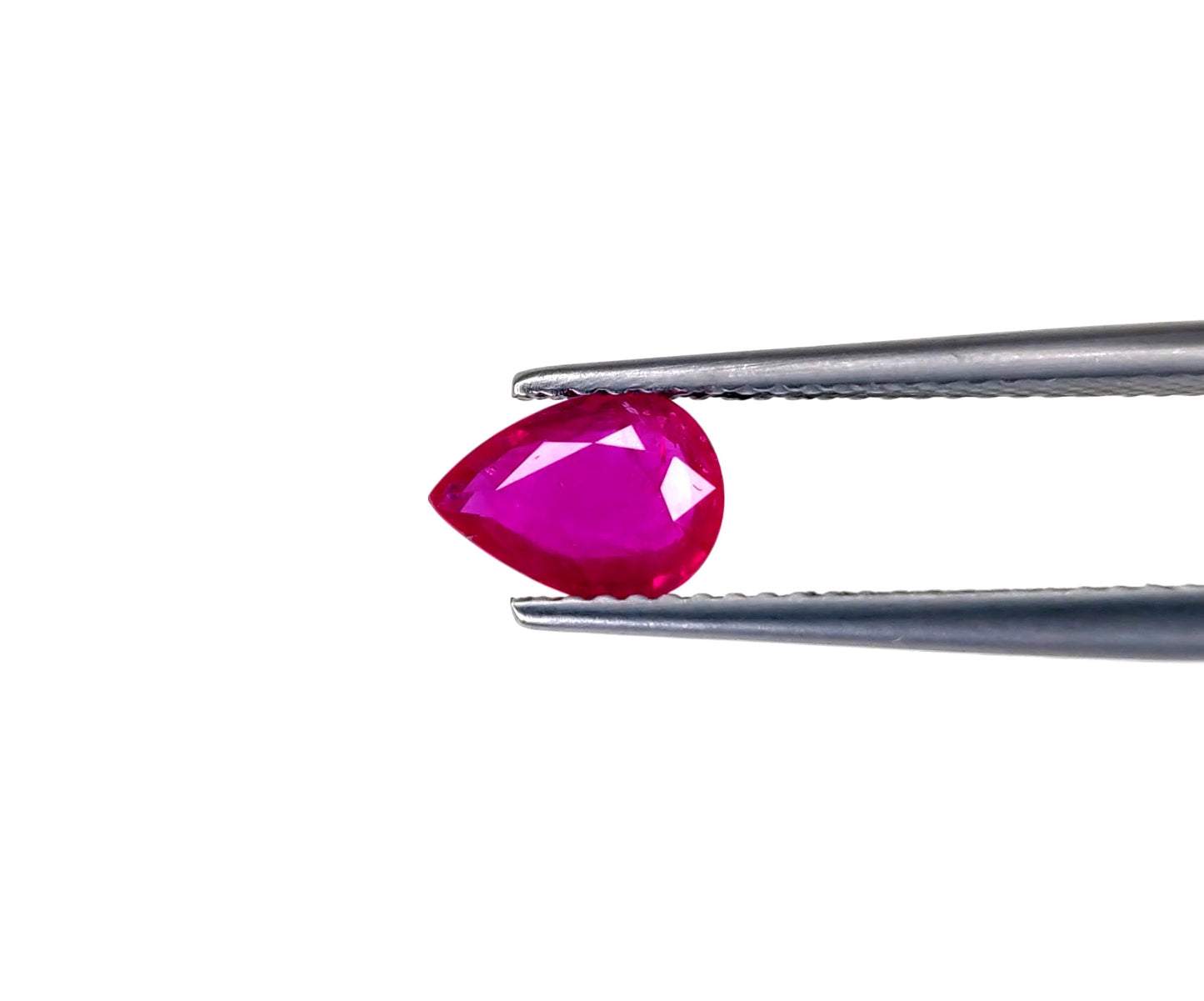 Natural Ruby Mozambique Pear 8x6 MM