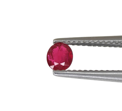 Natural Ruby Mozambique Oval 0.42 carat
