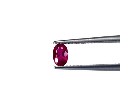 Natural Ruby Mozambique Oval 6x4 MM