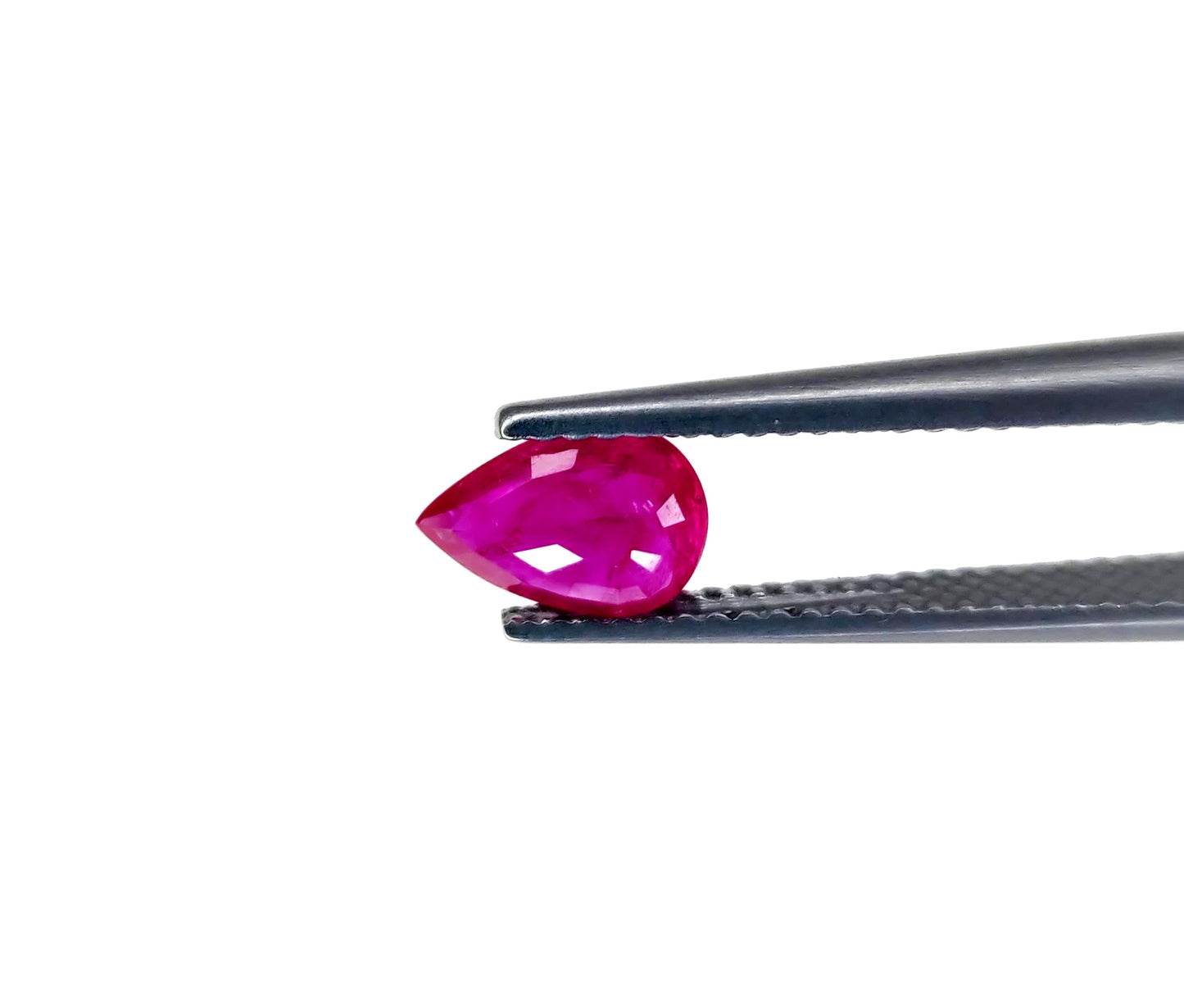 Natural Ruby Mozambique Pear 8x6 MM