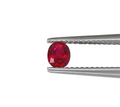 Natural Ruby Mozambique Oval 0.4 carat