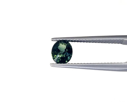 Natural Teal Sapphire Australia Oval 1.74 carat