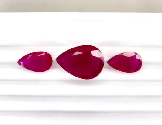 Natural Ruby Mozambique Pear 29.03 carat
