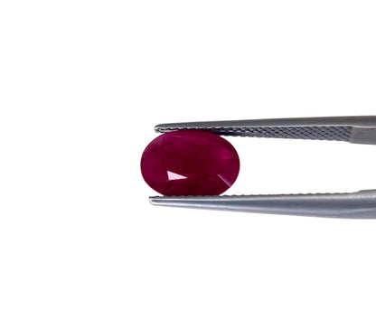 Natural Ruby Mozambique Oval 10x8 MM