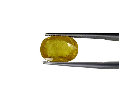 Natural Yellow Sapphire Nigeria Oval  6.16 carat