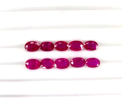 Natural Ruby Mozambique Oval 6x4 MM