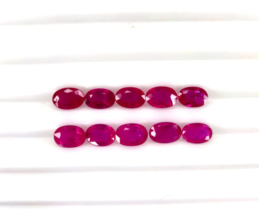 Natural Ruby Mozambique Oval 6x4 MM
