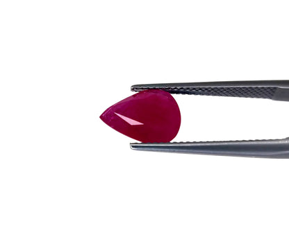 Natural Ruby Mozambique Pear 10x8 MM